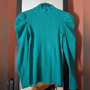 Nine West Turquoise Ribbed Sweater